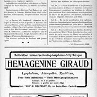 3148 - Page XI-3003 - Dernières nouvelles. Mariages / A travers l’officiel. Enseignement de la médecine