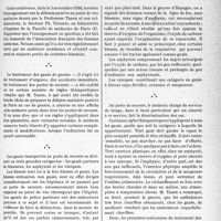 3190 - Page 3045 - Partie professionnelle, Hygiène, Assistance, Mutualité, Intérêts corporatifs, Variétés. La défense passive. Sur le traitement des gazés de guerre