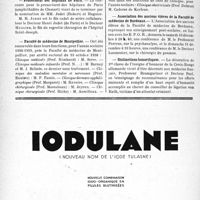 3213 - Page 3068-VIII - Dernières nouvelles. Prix Nobel de physique / Prosectorat des hôpitaux de Paris / Faculté de médecine de Montpellier / Association des anciens élèves de la Faculté de médecine de Bordeaux / Distinctions honorifiques