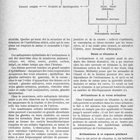 3231 - Page 3086 - Partie scientifique. Travaux originaux. Notes sur la vitamine A d'après de récents travaux américains, par le Docteur J. Langle. Lésions dues à l’avitaminose A / Oeil et la vitamine A / Avitaminose A et organes génitaux