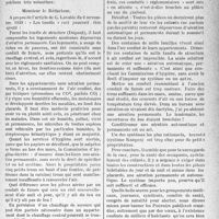 3254 - Page 3109 - Partie professionnelle, Hygiène, Assistance, Mutualité, Intérêts corporatifs, Variétés. Les taudis par manque d'aération