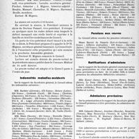 3257 - Page 3112 - Partie professionnelle, Hygiène, Assistance, Mutualité, Intérêts corporatifs, Variétés. Mutualité familiale. Réunion du Conseil d’Administration du 25 octobre 1938