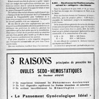 3263 - Page 3118-LXII - Correspondance. Mutualité familiale. L'incapacité partielle [G. Lavalée] / Application des tarifs d'honoraires. Des diverses tarifications actuelles suivant la « catégorie » des blessés