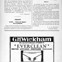 3269 - Page 3124-LXVIII - Correspondance. Application des tarifs d'honoraires. Des diverses tarifications actuelles suivant la « catégorie » des blessés. Assurances sociales. Pensionné de guerre ou assuré social / Fiscalité. Point de départ de la patente