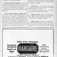 3278 - Page IX-3133 - Dernières nouvelles. Faculté de médecine de Nancy / Faculté de médecine de Bordeaux / Revue médicale français d’Extrême-Orient / Hommage au Docteur Bozo / Hôpital d’Oran / Hôpitaux de Paris. Concours de l'externat / Hôpitaux de Paris. Assistants de consultations