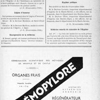 3282 - Page XIII-3137 - A travers l’officiel. Assurances sociales / Légion d’honneur / Enseignement de la médecine / Hygiène publique / Médecins-conseils du ministère de l’Hygiène
