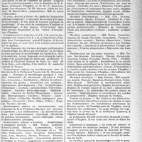 3326 - Page 3181 - Partie professionnelle, Hygiène, Assistance, Mutualité, Intérêts corporatifs, Variétés. Faculté de médecine de paris. Enseignement et actes de la Faculté