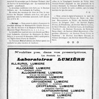 3347 - Page 3202-X - Dernières nouvelles. Maison départementale de Nanterre / Mariage / Nécrologie [R. Durand-Fardel, Artault de Vévey, Docteur Bertin Capus, Docteur Eugène Huter, Docteur Marius Lafond, Docteur Long, Docteur Neumand, Docteur Albert Maintenon, Docteur Pierre Payri, Docteur Jean-Marie, Docteur Gérard Willot