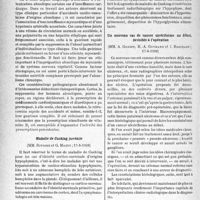 3371 - Page 3226 - Partie scientifique. L’actualité scientifique. Les Sociétés Savantes. Paris. Société médicale des hôpitaux de Paris. Association d’insuffisance myocardique et d’hypotonie artérielle d’origine alcoolique, 3-6-1938 / Maladie de Cushing juvénile, 17-6-1938 / Un nouveau cas de cancer ulcériforme au début, invisible à l’opération, 17-6-1938
