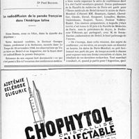 3398 - Page LXI-3253 - A travers l’officiel. Exercice illégal de la médecine / La radiodiffusion de la pensée français dans l'Amérique latine