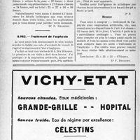 3407 - Page 3262-LXX - Correspondance. Application du tarif des accidents du travail. En cas de deux interventions et de quatre pansements effectués sur des régions différentes / Traitement de l’asphyxie