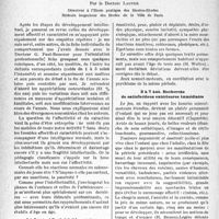 3427 - Page 3282 - Partie scientifique. L'évolution du psychisme chez l’enfant et l’adolescent. II. — Évolution de l’affectivité et du caractère, par le Docteur Laufer. O à 3 ans. Affectivité élémentaire, purement subjective / 3 à 7 ans. Recherche de satisfactions extérieures immédiates