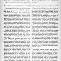 3433 - Page 3288 - Partie scientifique. La clinique au gout du jour. l’association radio-chirurgicale dans le traitement des cancers du sein et du col utérin, d’après le Professeur H. Fruchaud. Dans beaucoup de cancers du sein, la chirurgie ne serait-elle pas plus néfaste qu'utile? / Par contre va-t-on remettre en honneur la chirurgie pour certains cancers du col ?