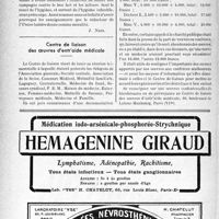 3455 - Page 3310-LIV - A travers l’officiel. A propos de la consommation du lait / Centre de liaison des oeuvres d’entraide médicale
