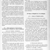 3468 - Page 5 - Tarifs des assurances sociales. I. Tarif limitatif de réassurance des Caisses d’Assurances sociales. B. Tarif établi par l’arrêté ministériel du 7 octobre 1938. 1° Soins à domicile on chez le praticien / 2° Soins à l’hôpital ou à la clinique