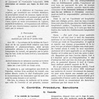 3525 - Page 18 - Accidents du travail. IV. Les prestations (durant l’incapacité temporaire). B. Prestations en nature (frais médicaux et pharmaceutiques). 3° Hôspitalisation / V. Contrôle. Procédure. Sanctions. A. Contrôle. 1° Le contrôle de l’accidenté