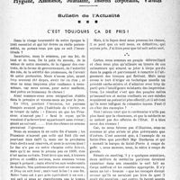 0034 - Page 31 - Partie professionnelle. Bulletin de l’Actualité. C’est toujours ça de pris !