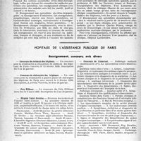 0047 - Page 44 - Partie professionnelle. Faculté de médecine de Paris. Enseignement et actes de la Faculté / Hôpitaux de l’assistance publique de Paris. Enseignement, concours, avis divers
