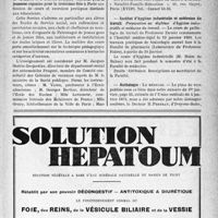 0068 - Page XI-65 - Dernières nouvelles. Société de médecine de Paris / Le Centre de formation des cadres de Colonies de vacances et d’oeuvres de loisirs éducatifs pour la jeunesse / Institut d’hygiène industrielle et médecine du travail / Anthologie