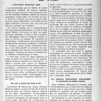 0088 - Page 85 - Partie scientifique. L’actualité scientifique. La Presse. L’intoxication barbiturique aiguë [(Languedoc Médical, octobre 1938.)] / Des soins à donner aux dents de lait [(Paris Médical, 5 novembre 1938.)] / Les conditions thérapeutiques indispensables à l’amélioration du diabète infantile