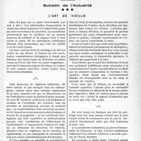0098 - Page 95 - Partie professionnelle. Bulletin de l’Actualité. L’art de vieillir [G. Lavalée]