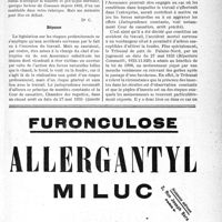 0126 - Page LXIX-123 - Correspondance. Accidents du travail. La morsure de vipère peut être un accident du travail