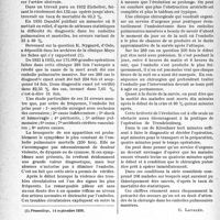 0147 - Page 144 - Partie scientifique. Travaux originaux. Traitement chirurgical de l’embolie pulmonaire [G. Lavalée]