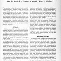 0166 - Page 163 - Partie professionnelle. Bulletin de l’Actualité. La lutte contre la syphilis. Rôle du médecin à l’école, à l’usine, dans la société