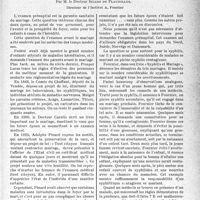 0172 - Page 169 - Partie professionnelle. L’actualité professionnelle. Hygiène et prophylaxie. Examen prénuptial