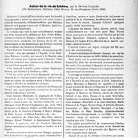 0182 - Page 179 - Partie professionnelle. L’actualité professionnelle. Revue bibliographique. Autour de la vie de Bohême, par le Docteur Cabanés. (Editions Albin Michel, Paris, 1938) [J. Noir]