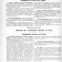 0183 - Page 180 - Partie professionnelle. Faculté de médecine de Paris. Enseignement et actes de la Faculté / Hôpitaux de l’assistance publique de Paris. Enseignement, concours, avis divers [J. Noir]