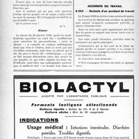 0191 - Page 188-LXVI - Correspondance. Application des tarifs d’honoraires. b) Pensionnés de guerre. Radioscopie au cours d'insufflations pour pneumothorax / Accidents du travail. Rechute d'un accident du travail