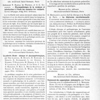 0228 - Page 225 - Partie scientifique. L’actualité scientifique. Les Livres. Physiopathologie de la vieillesse et introduction à l’étude des maladies des vieillards, par le Professeur P. Bastai, et G.-D. Dogliotti, Masson et Cie, éditeurs Paris / La puberté. Étude clinique et physiopathologique, par Guy Laroche, M. Boigey, E. Bompard, A. Desaux, R. Ducroquet, L. de Gennes, A. Hammel, T. Hernando, M. Hirsch, J.-A. Huet, H. Lagrange, E. Layani, P. Le Noir, C. Llan, G. Maranon, E. May, L. Meurs-Blatters, Ch. Richet, H. Simonnet, H. Welti, Masson et Cie, éditeurs, Paris / La dépression constitutionnelle, par R. Montassut, Masson Et Cie, éditeurs, Paris / Traitement des suppurations pulmonaires, par Victor Cordier, Masson et Cie, éditeurs, Paris