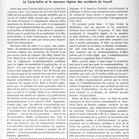 0236 - Page 233 - Partie professionnelle. L’actualité professionnelle. La Carte-lettre et le nouveau régime des accidents du travail [Jean Mignon]