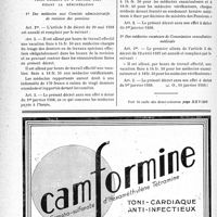 0273 - Page 270-XII - A travers l’officiel. Médecine administrative