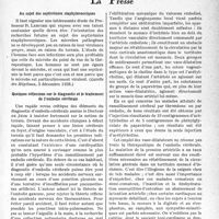 0286 - Page 283 - Partie scientifique. L’actualité scientifique. La Presse. Au sujet des septicémies staphylococciques [(Gazette des Hôpitaux, 3 décembre 1938.)] / Quelques réflexions sur le diagnostic et le traitement de l’embolie cérébrale [(Revue de Médecine, novembre 1938.)]