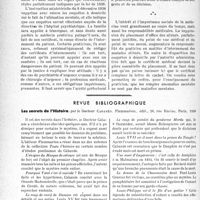 0347 - Page 342 - Partie professionnelle. L'actualité professionnelle. Le placement à l’asile. La responsabilité du praticien / Revue bibliographique. Les secrets de l'Histoire, par le Docteur Cabanès Flammarion, édit, Paris, 1938