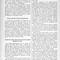 0391 - Page 386 - Partie scientifique. L’actualité scientifique. La Presse. Comment se transmet la paralysie infantile [(Gazette des Hôpitaux, 3 décembre 1938.)] / Tension artérielle et pression atmosphérique [(Gaz. Hebd. des Sc. Médicales, 15 janvier 1939.)] / A propos de quelques observations récentes d’évolution atypique du cancer [(Le Sud Médical et Chirurgical, 15 décembre 1938.)]