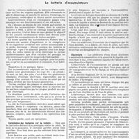 0414 - Page 409 - Partie professionnelle. Bulletin de l’Actualité. Chronique automobile. La batterie d'accumulateurs