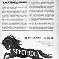 0420 - Page LXIII-415 - Correspondance. Application des tarifs d’honoraires. a) Accidents du Travail. L’anesthésie générale n’est tarifée que si elle est effectuée par un médecin autre que l’opérateur / b) Assurances sociales. Visites et frais de déplacement en cas de grossesse et accouchement chez une assurée assistée