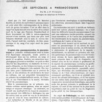 0440 - Page 433 - Partie scientifique. Travaux originaux. Les septicémies à pneumocoques, par M. J.-P. Tourneux
