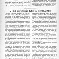 0457 - Page 446 - Partie scientifique. Travaux originaux. Traitement moderne des staphylococcémies, par le Docteur Ed. Joltrain / Un cas d'hypertension guérie par l’amygdalectomie [G. Lavalée]