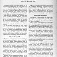 0458 - Page 447 - Partie scientifique. Travaux originaux. Le diagnostic d’une hémoptysie, par le Docteur P.- Lagèze