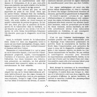 0466 - Page 453 - Partie scientifique. Travaux originaux. La clinique phtisiologique au goût du jour. Quelques caractéristiques de la tuberculose chez les vieillards, d’après le Docteur A. Patoir [G. Fischer]. Le diagnostic / Quelques indications thérapeutiques, spéciales à la tuberculose des vieillards
