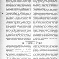 0521 - Page 498 - Partie scientifique. Travaux originaux. L'échinococcose du lapin de garenne existe-t-elle et représente-t-elle un danger d'infestation pour l'homme, par le Docteur Raymond Martin / Le syndrome d'Adié [G. Lavalée]