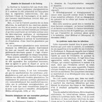 0528 - Page 505 - Partie scientifique. L’actualité scientifique. La Presse. Maladies de Simmonds et de Cushing [(Encyclopédie Médico-chirurgicale, 1938, n° 13.)] / Données biologiques sur une conception génétique des tumeurs malignes [(Sud Médical et Chirurgical, 15 décembre 1938.)] / Le syndrome malin dans les infections [(Journ. des Sc. Médicales de Lille, 1er janvier 1939.)]