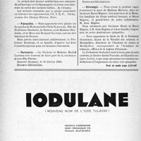 0579 - Page 552-XIV - Dernières nouvelles. Un voyage original / Fiançailles / Naissances / Nécrologie [Mm Mignon, Professeur Godechot]