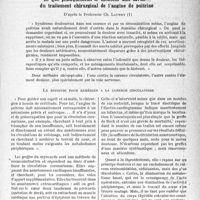 0594 - Page 567 - Partie scientifique. Travaux originaux. La clinique cardiologique au goût du jour. Ce que pratiquement le médecin doit savoir... du traitement chirurgical de l’angine de poitrine, d’après le Professeur Ch. Laubry. Le bistouri pour remédier à la carence circulatoire