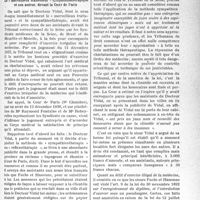 0608 - Page 581 - Partie professionnelle. L'actualité professionnelle. Informations judiciaires. Le « merveilleux traitement » sympathicothérapique et son auteur, devant la Cour de Paris