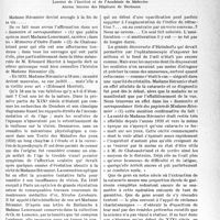 0616 - Page 589 - Partie professionnelle. L'actualité professionnelle. La cécité de madame Récamier